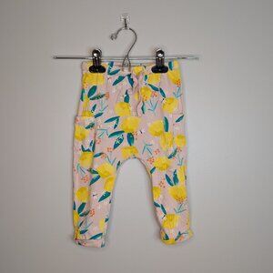❤️ 2 for 10 ❤️ H&M Pale Pink Lemon Cotton Harem Pants